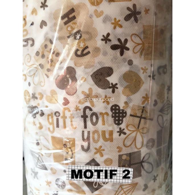 Bahan/Kain/Wallpaper Dinding SPUNBOND MOTIF, 75 GSM (100 x 160) Terbaru