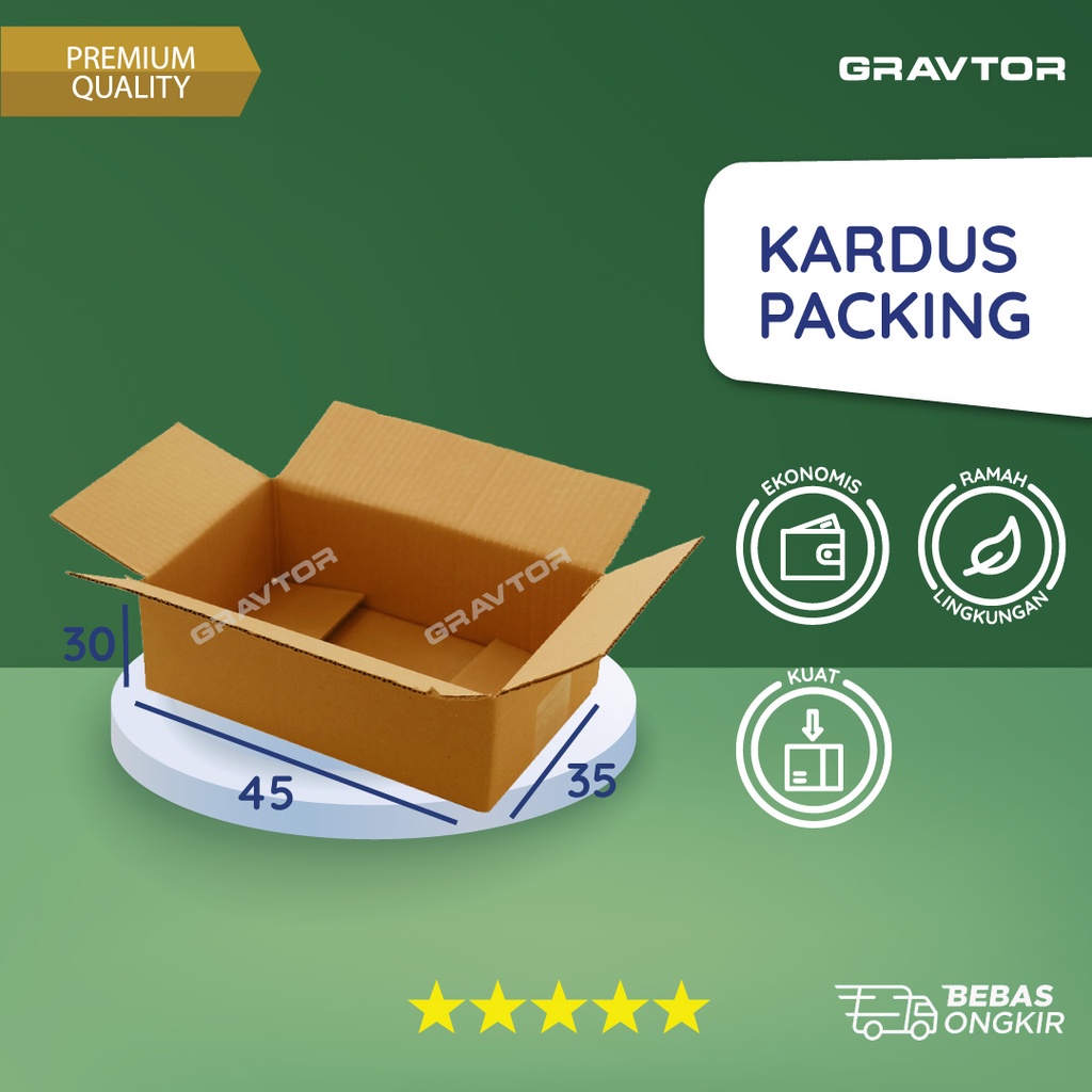 

Kardus Packing 45x35x30 - Packaging Karton Box Dus Besar Pindahan Jumbo Polos Murah