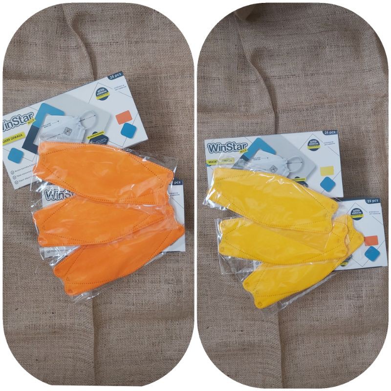 Masker 3 ply KF94 Winstar (Warna)
