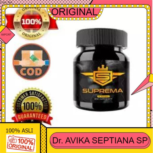 100% ASLI Stamina Pria Herbal SUPREMA 100% Asli Original BPOM Kualitas