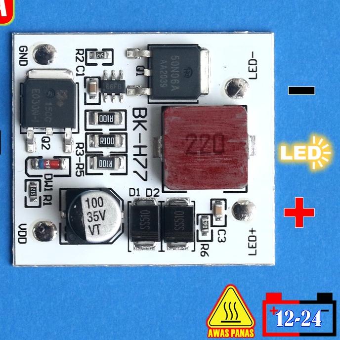 Terbaru Mini 6A LED Driver CREE SST GT Projie Dakar BiLed MCP CSP 7070 60W 12V