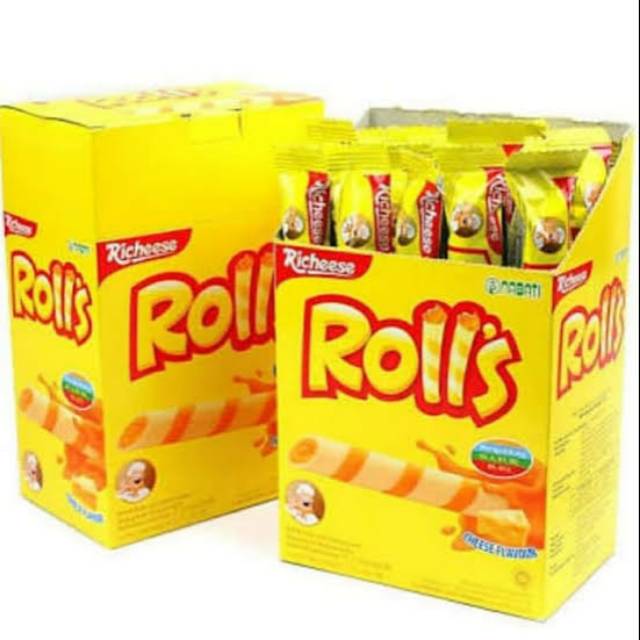 

Nabati Richeese Roll Keju 1box isi 20pcs