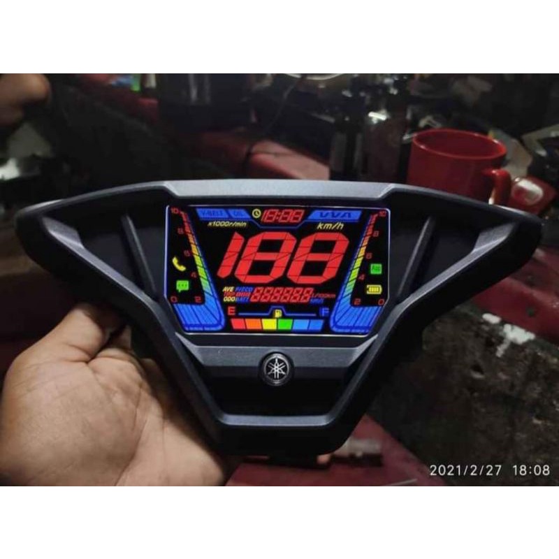 stiker speedometer yamaha all new aerox connected 2021 stiker lcd aerox new 2021
