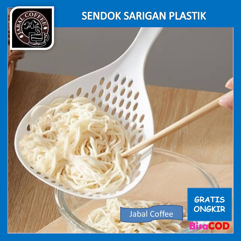 Sendok Saring Mie / Sendok Saringan Serbaguna / Saringan Plastik Nylon Jumbo Warna