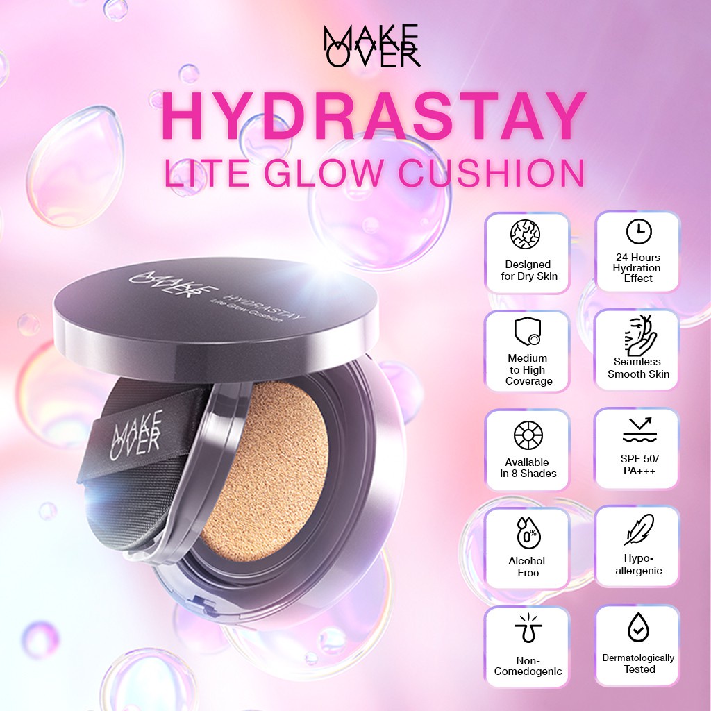MAKE OVER HYDRASTAY LITE GLOW 15GR-CUSHION
