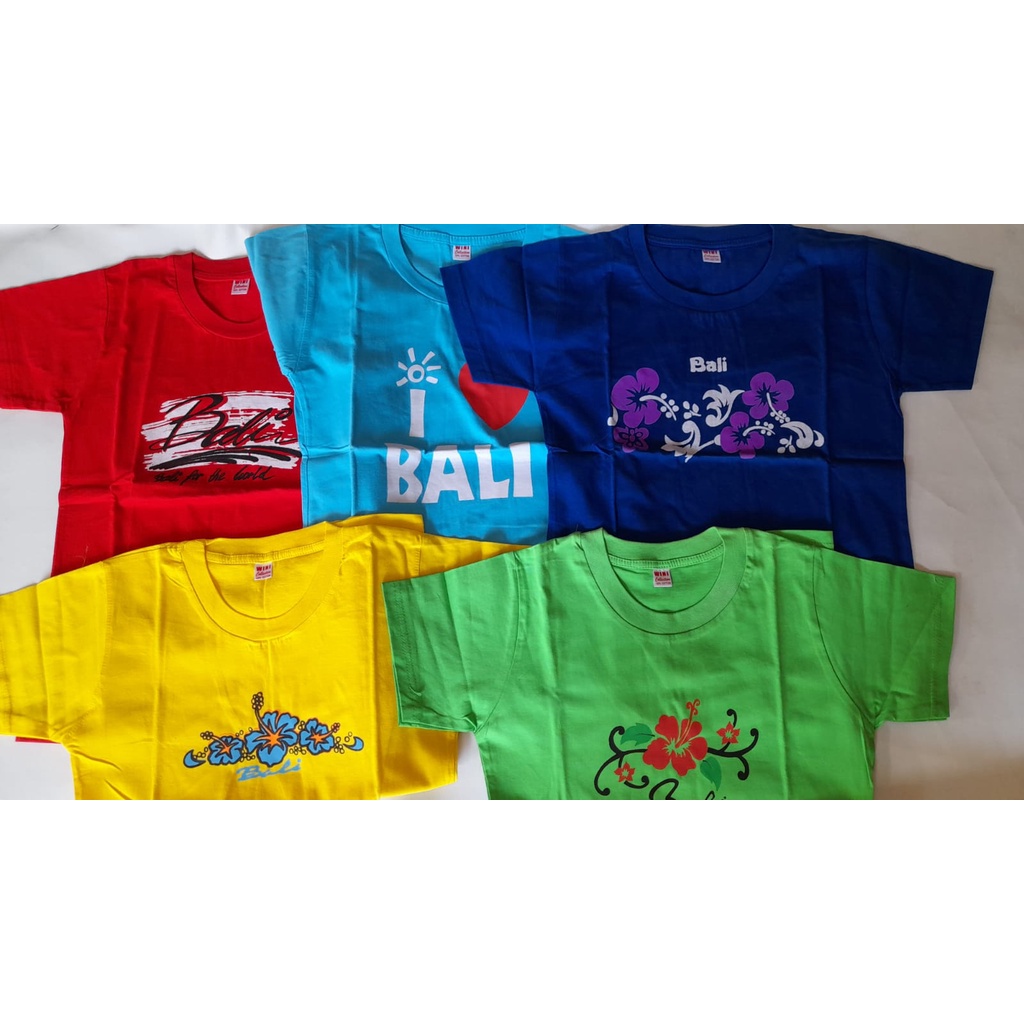 Baju kaos atasan anak cewek khas bali