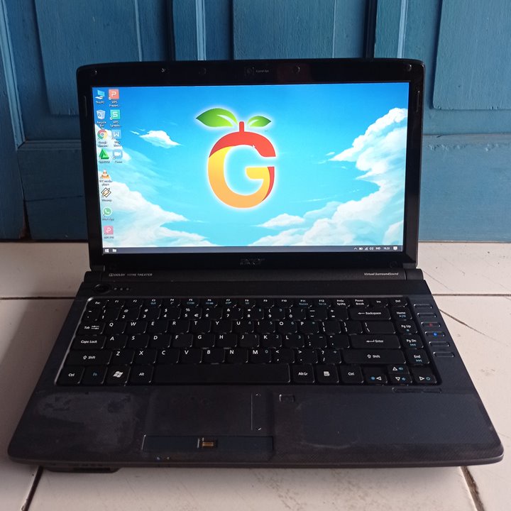 Acer Aspire 4738 Biru Donker 14 inch RAM 4GB SSD 128GB Laptop Second