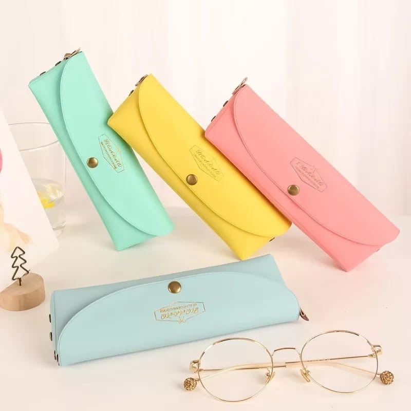 Tempat Pensil Exclusive Import Bisa Pilih Warna Tempat Kacamata Lucu Kotak Pensil Pouch Make Up Lucu