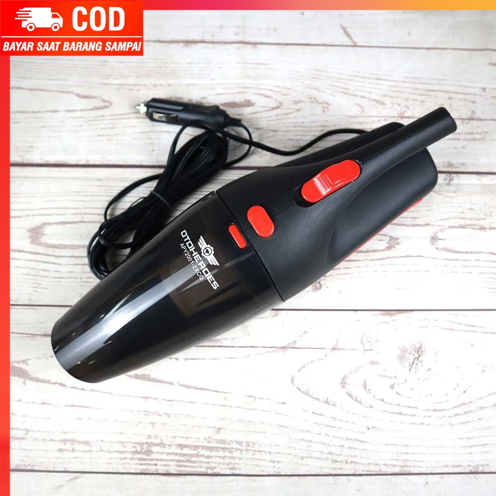 (100% BARANG ORI) OTOHEROES Vacuum Cleaner Penyedot Debu Mobil 12V 120W - APY2001-2XCQ