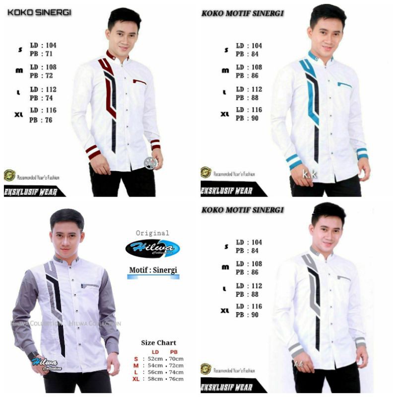 KOKO DEWASA LENGAN PANJANG/ KOKO HADROH KOKO MOTIF SINERGI