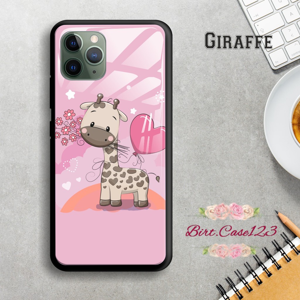 Back case glass GIRAFFE Samsung J2prime G530prime A01 CORE A20 A30 A20s A50 A50s A21s A01 A11 BC1418