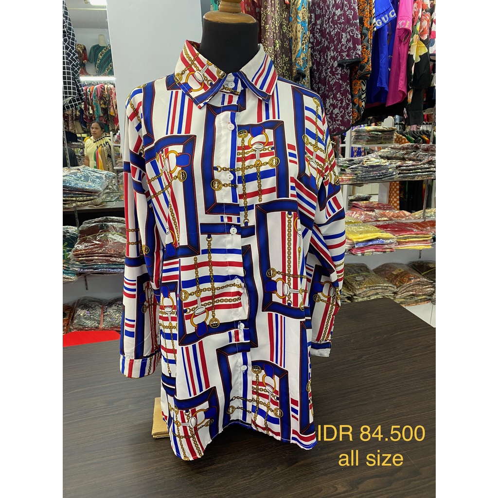Kemeja Wanita | Motif Rantai