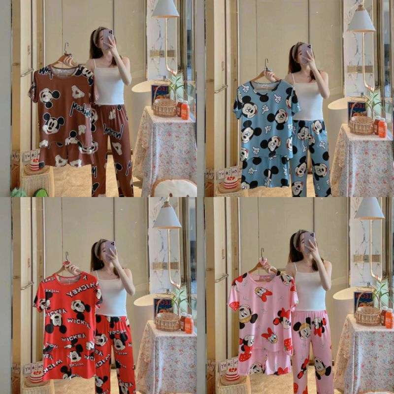 Baju tidur import piyama mickey