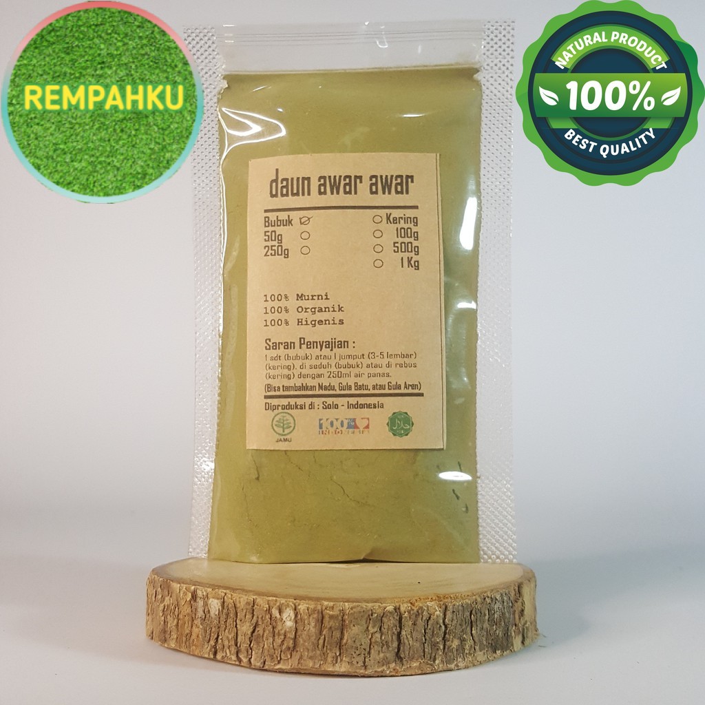 

DAUN AWAR AWAR BUBUK 100 GRAM - Ficus Septica - MURNI - JSR - RE