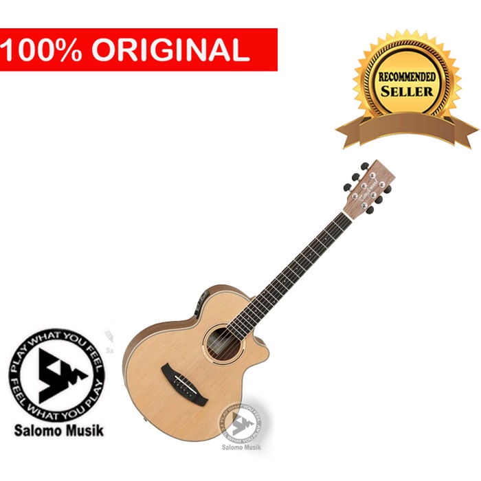 Gitar Akustik Elektrik Tanglewood DBT TCE BW + Softcase Original
