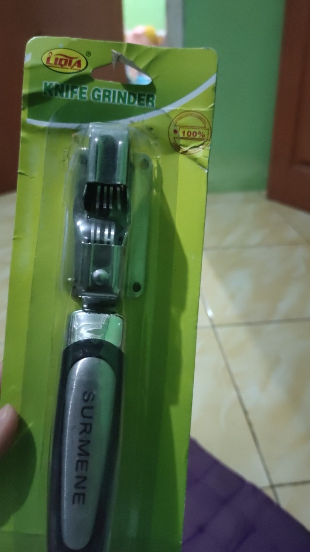 Asah Pisau Knife Grinder Sharper / Asahan Pisau Dapur Kitchen Surmene