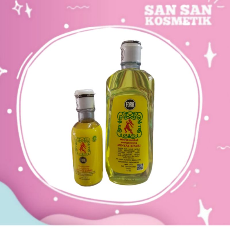 Fora Hair Oil Kemiri (Minyak Rambut Kemiri)