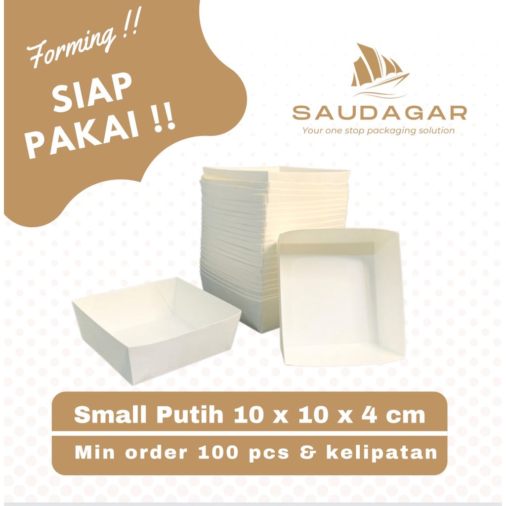 Paper food tray / wadah / nampan makanan kertas