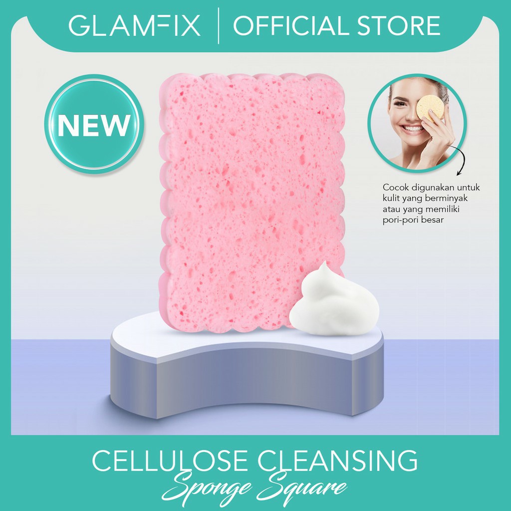 Glam Fix Squared Cellulone Cleansing Sponge