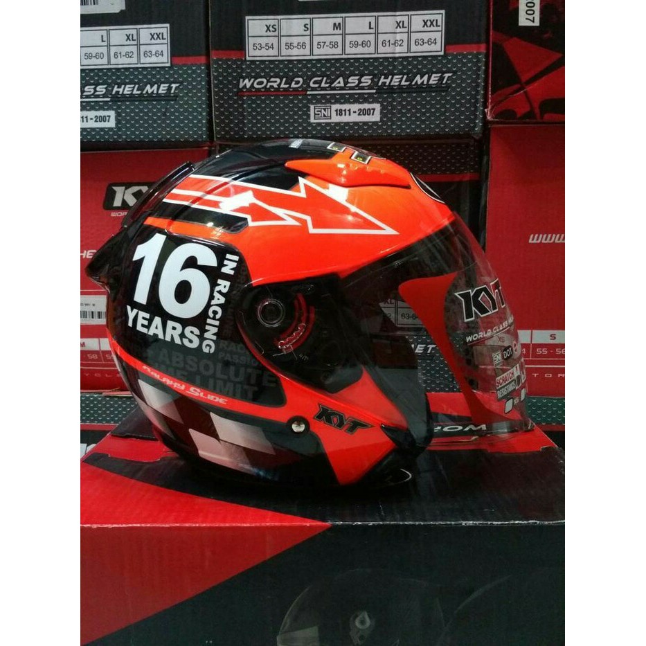 Excelent KYT GALAXY SLIDE GP CIRCUIT ASEEN