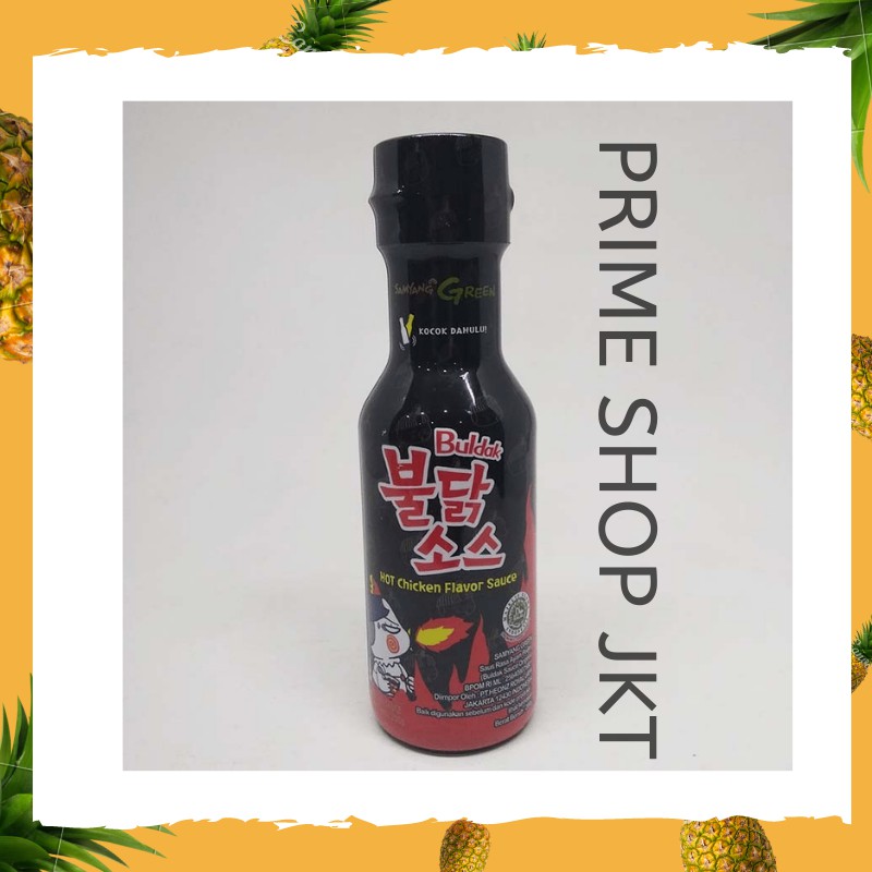 

Samyang Buldak Hot Chicken Flavor Sauce Original Halal 200gr Cabe Botol Korea
