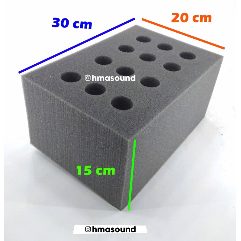 Busa Mic Spon Mic Tempat Microphone Lubang 12