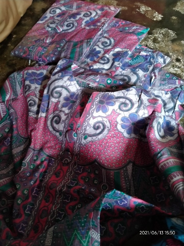 Tunik Batik Soft Tunic Batik Cantik Warna Pastel Seragam