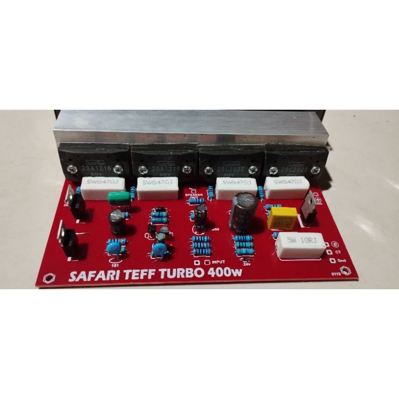 Kit Power Safari Teff Turbo lengkap sanken+pendingin tinggal pakai