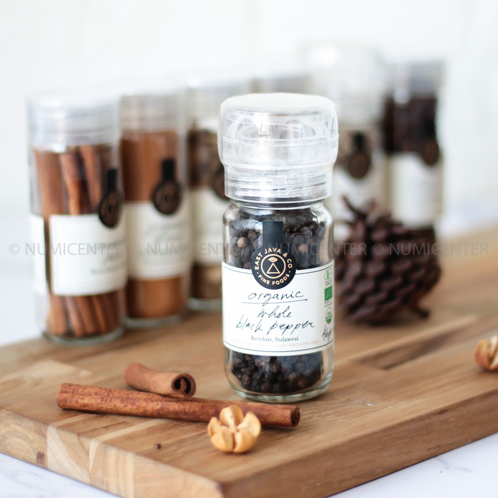 

Organic Whole Black Pepper Mill Merica Lada Hitam Organik - EAST JAVA CO