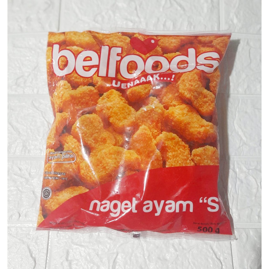

FROZEN FOODS TANGERANG - BELFOODS NUGGET S 500GR / NAGET BELFOODS