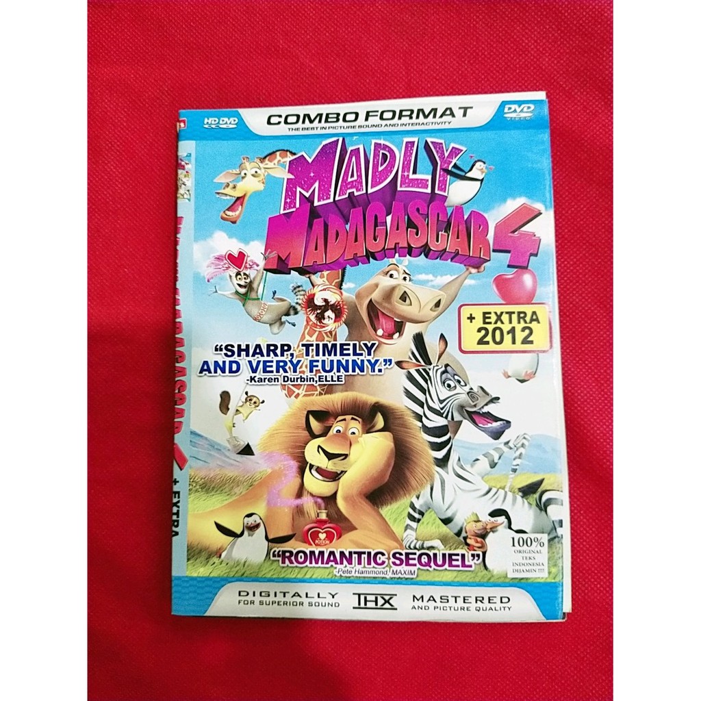 PROMO KASET DVD FILM MADAGASCAR 4 MADLY