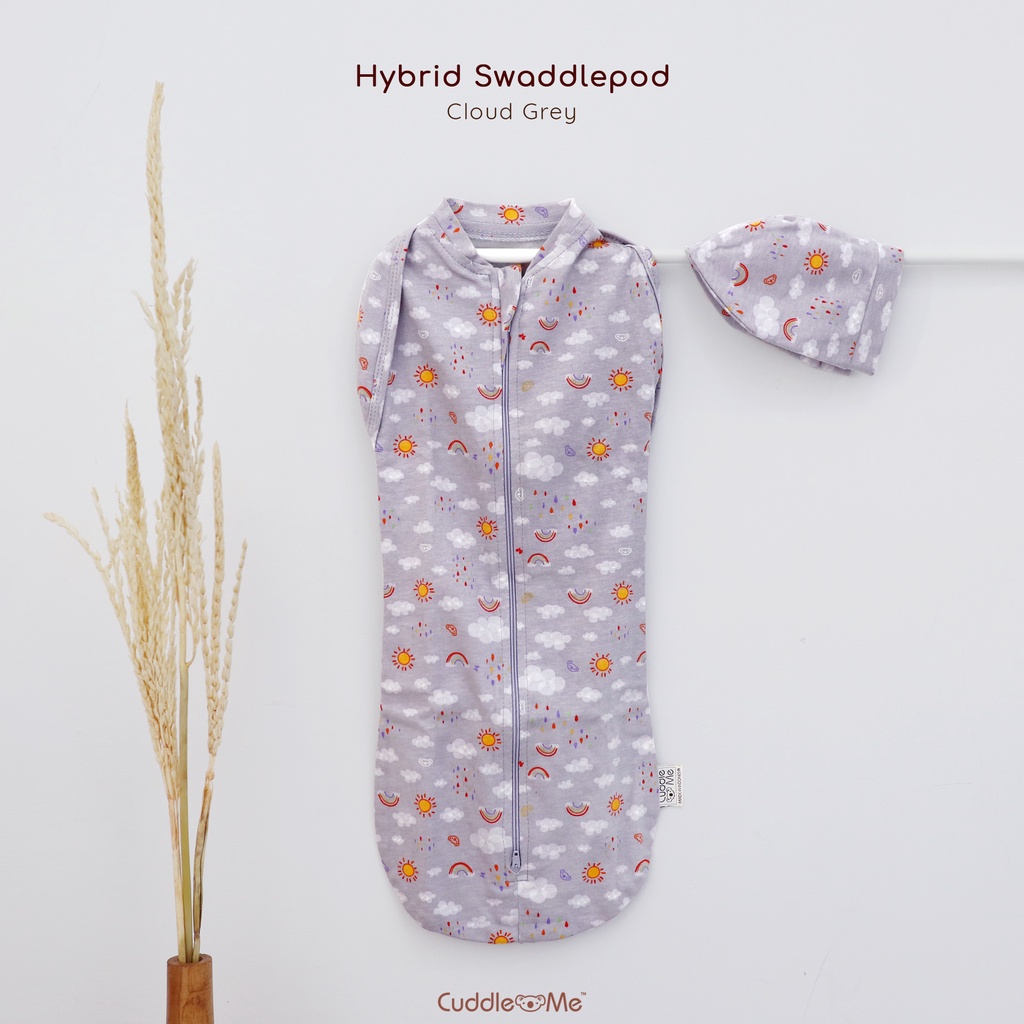 CuddleMe Hybrid Swaddlepod Bedong Bayi Instan - Bedong Bayi