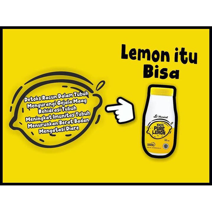 

KUALITAS 1 Sari Lemon Murni /Lemonila Sari Lemon Murni / Lemon Peras