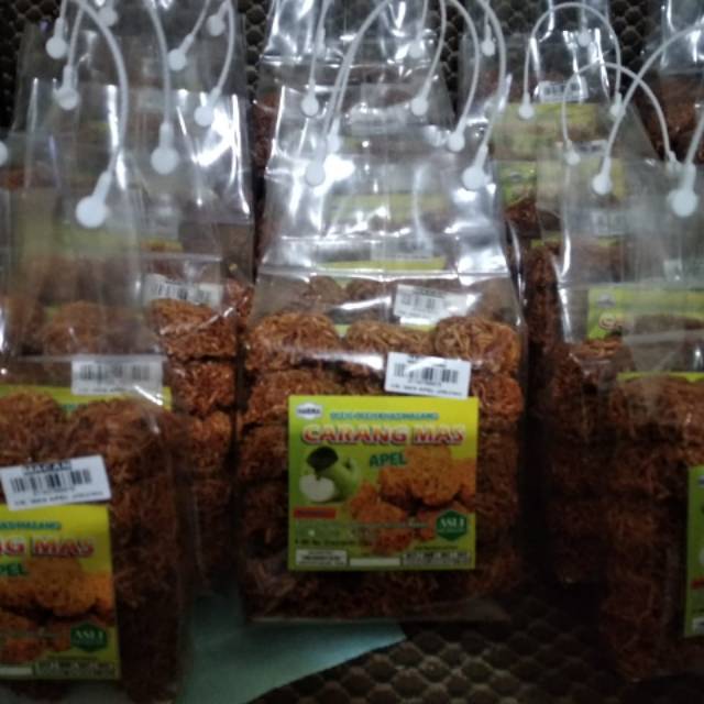 

carang mas apel, carang mas telo, permen apel
