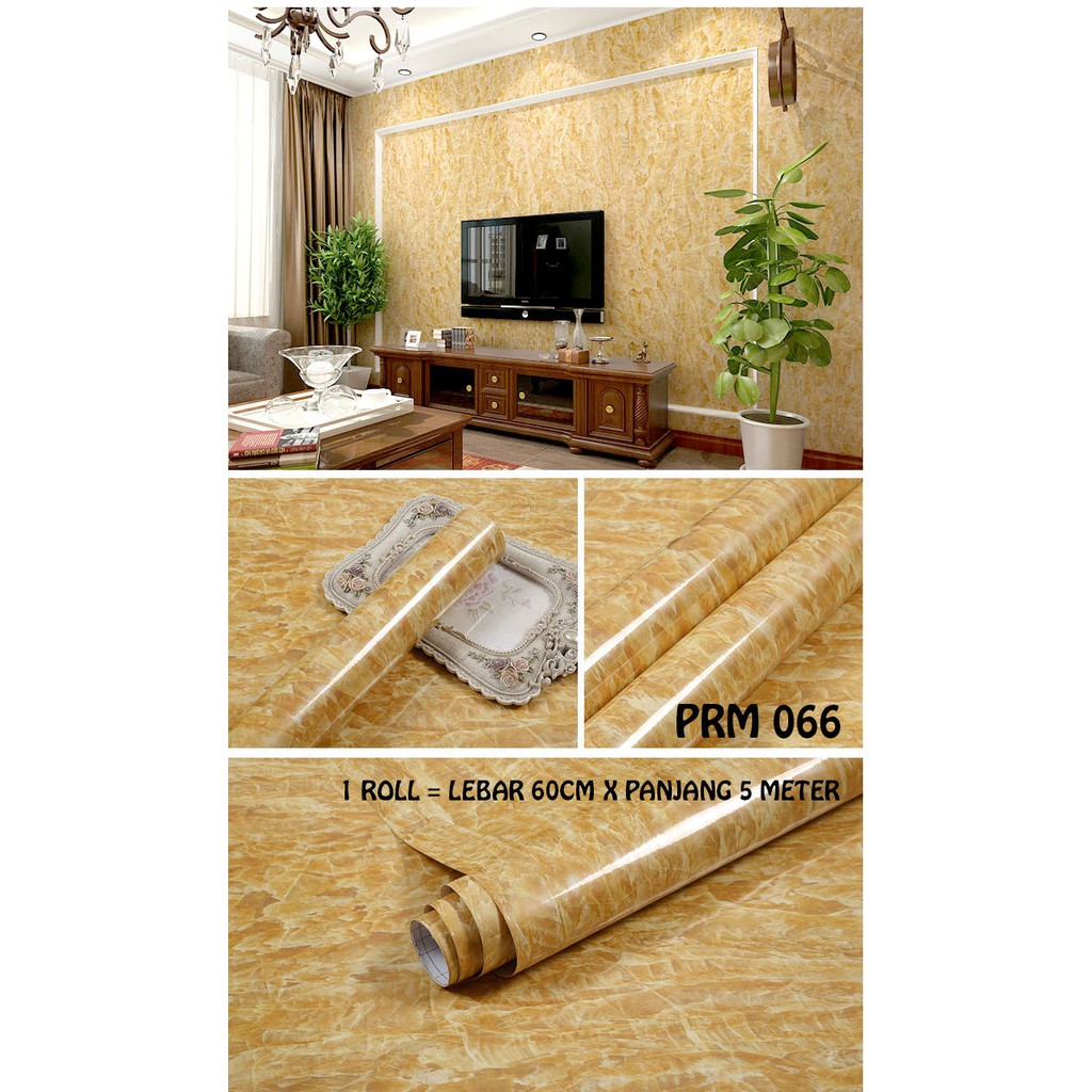 Vip Wallpaper Dapur Premium Glossy Motif Marbel Marmer Granit Uk