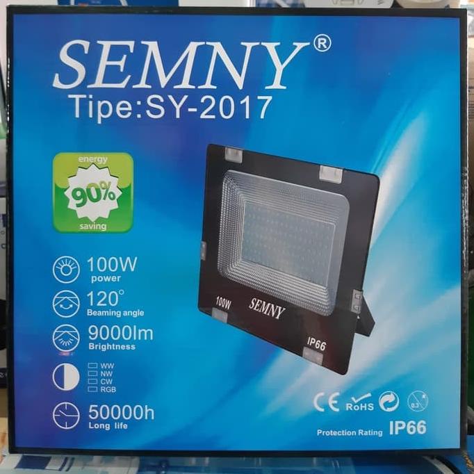Lampu Sorot LED 100 Watt Semny