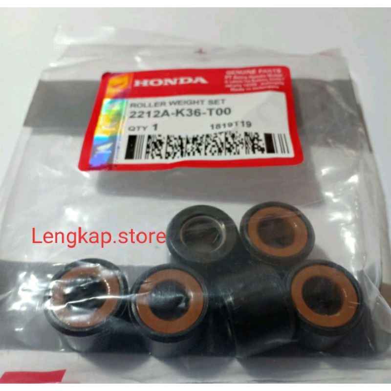 ROLLER SET WEIGHT HONDA VARIO 150 INJEC 2212A-K36-T00