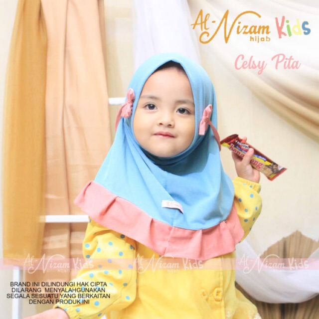 [Bayijab] Princess Celsy - Al Nizam Hijab Bayi dan Batita/ Al Nizam Hijab Kids/Al Nizam Hijab Anak