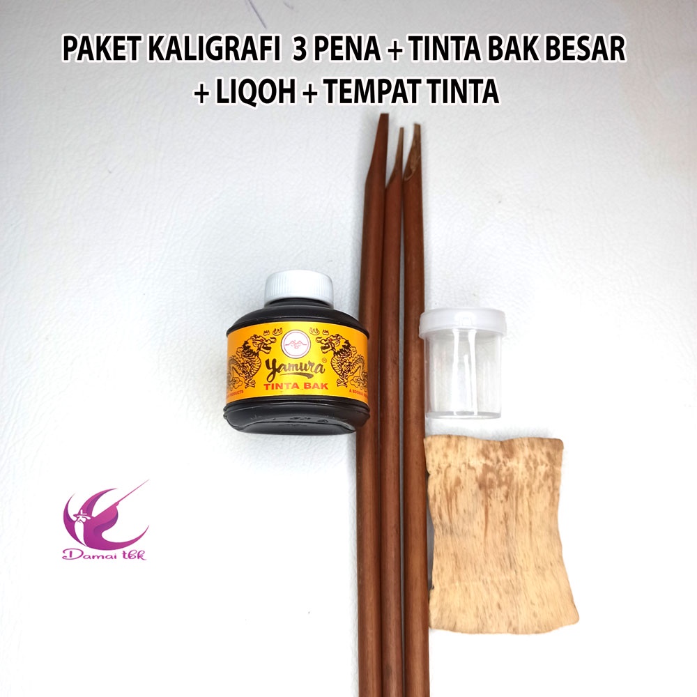 

Paket Alat Khot Kaligrafi Tinta Bak Yamura Besar / Kecil (Handam, Liqoh, Tinta, Tempat Tinta )
