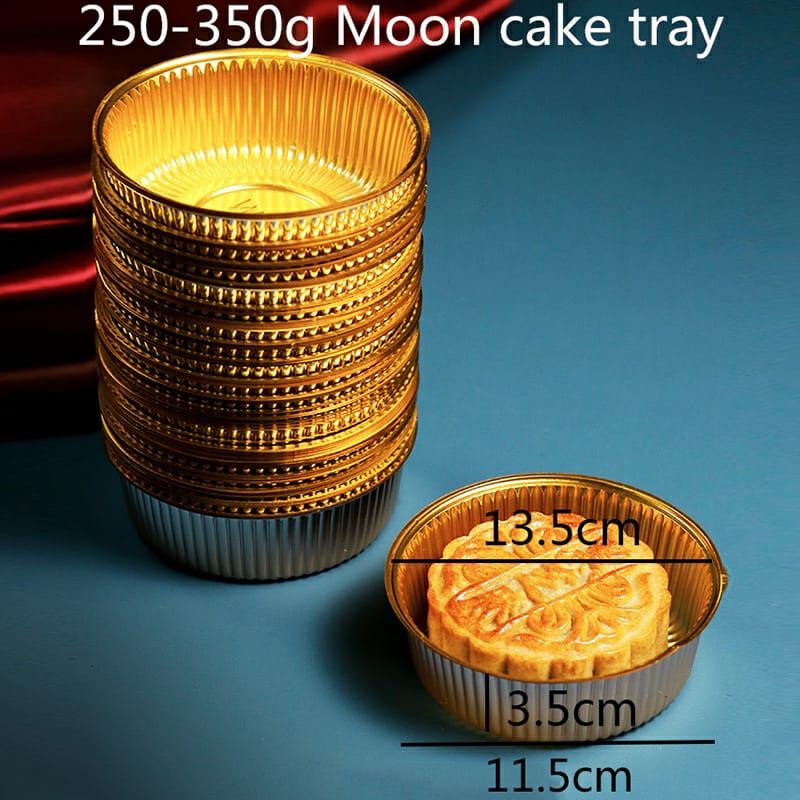 100pcs Tray Mika Bulat Tanpa Tutup Mooncake | Tray Mooncake