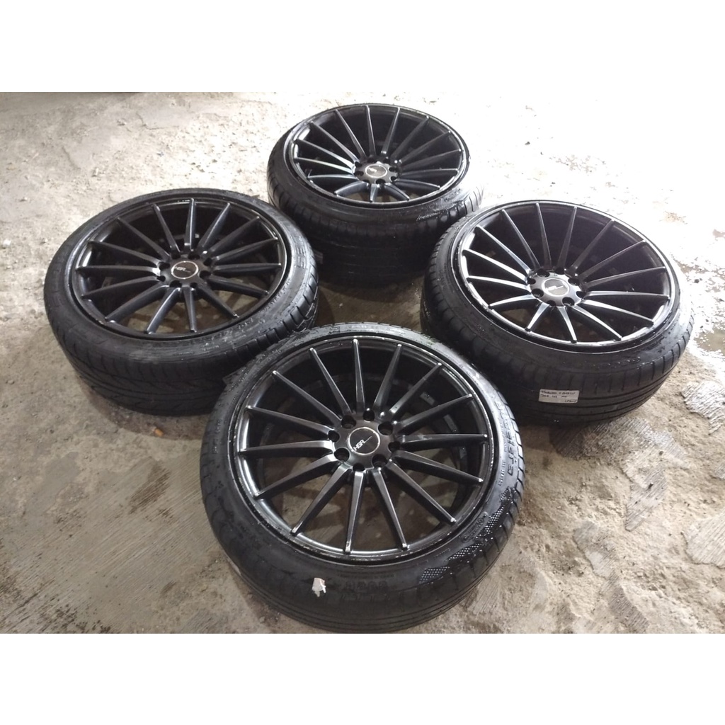 pelek velg mobil seken hsr tsukuba ring 17 ban 205/45/r17 achiles