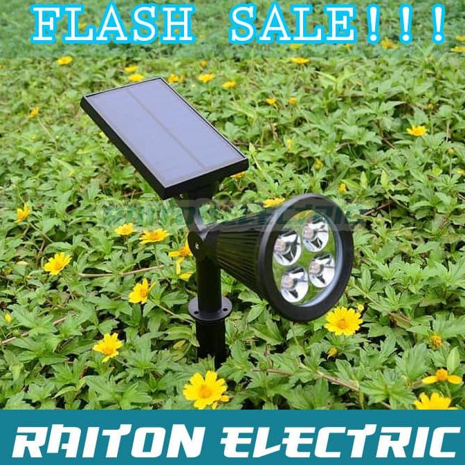 Lampu Sorot Taman Tenaga Surya / Lampu Sorot Solar Cell / Lampu Teras - Kuning