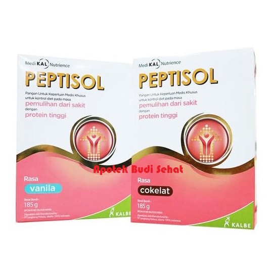 

Susu Peptisol Vanilla Coklat 190gr Susu Protein Susu Bebas Laktosa