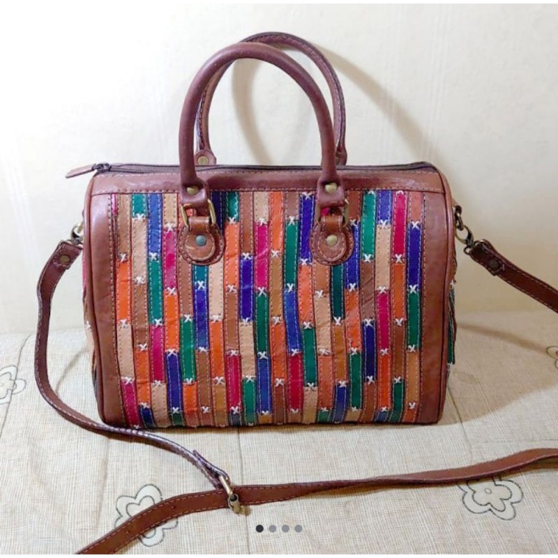 Tas / Bag Speedy No Brand Multi Colour Mirip Fossil