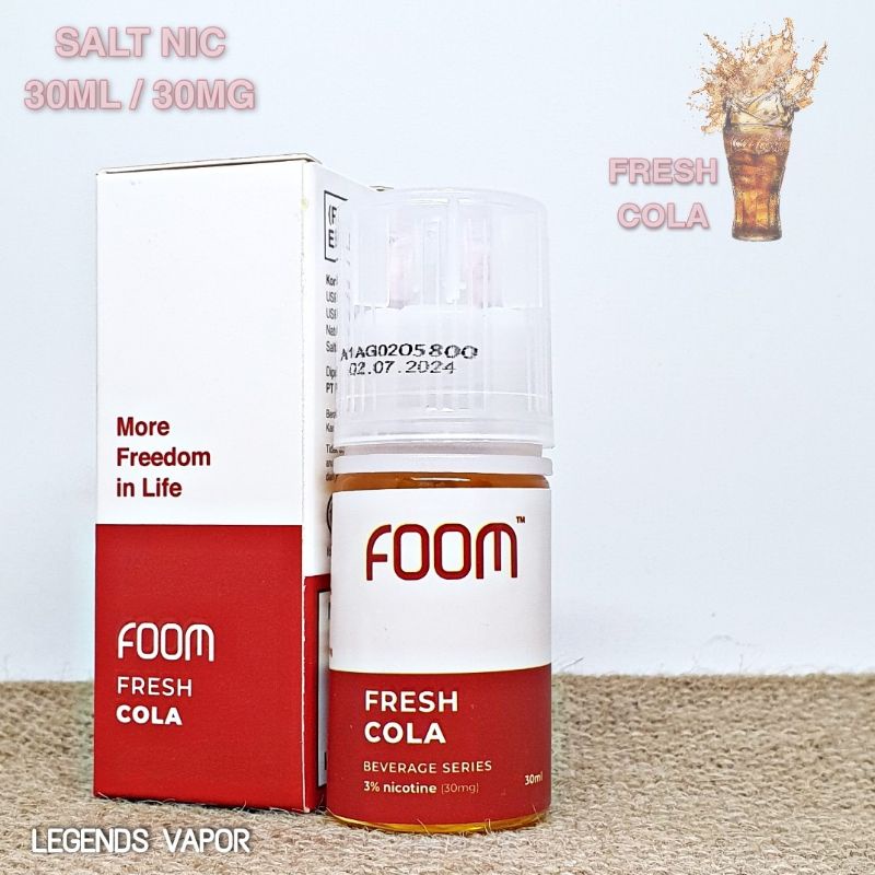 SALT NIC - LIQUID FOOM Fresh Cola 30ML 30MG AUTHENTIC