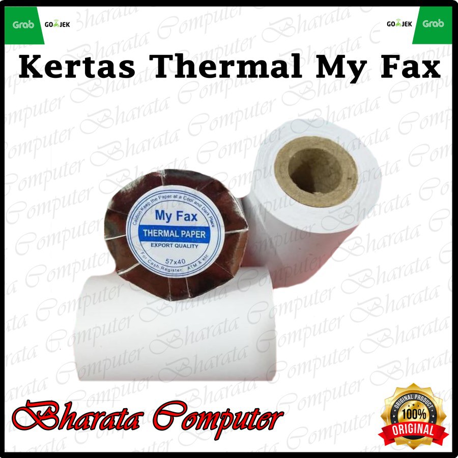 

Kertas Kasir Thermal Ukuran 58x40 Paper Struk Printer Mobile/Bluetooth