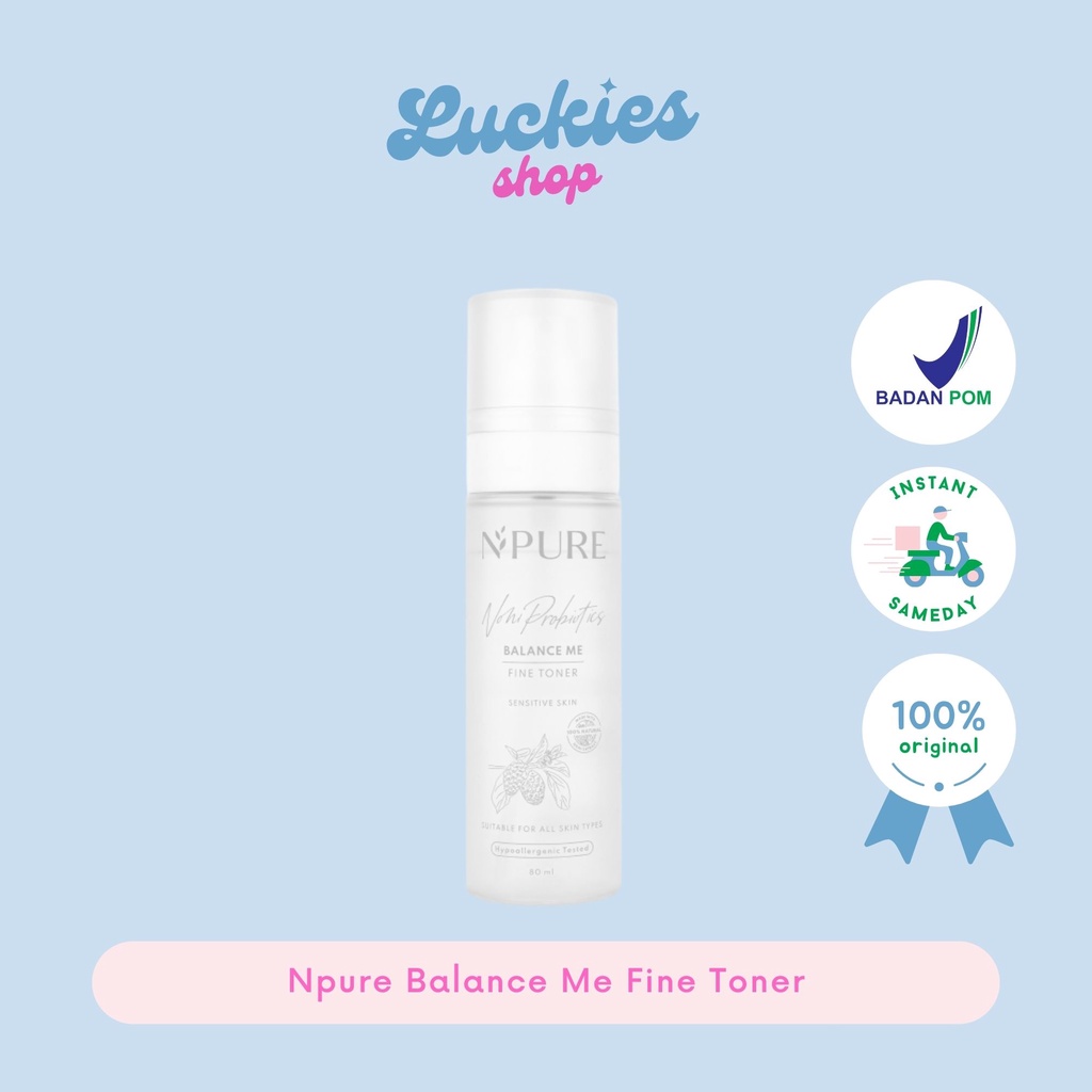 BPOM Npure Noni Probiotics &quot;Balance Me&quot; Fine Toner Wajah Balance Me