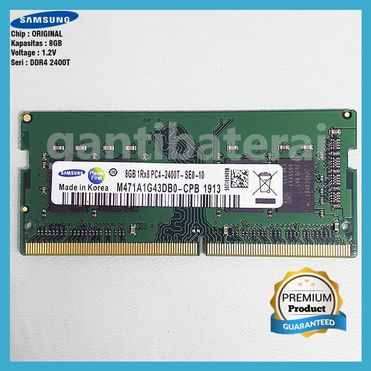 Ram Laptop Samsung DDR4 8GB PC4-2400T Sodimm New