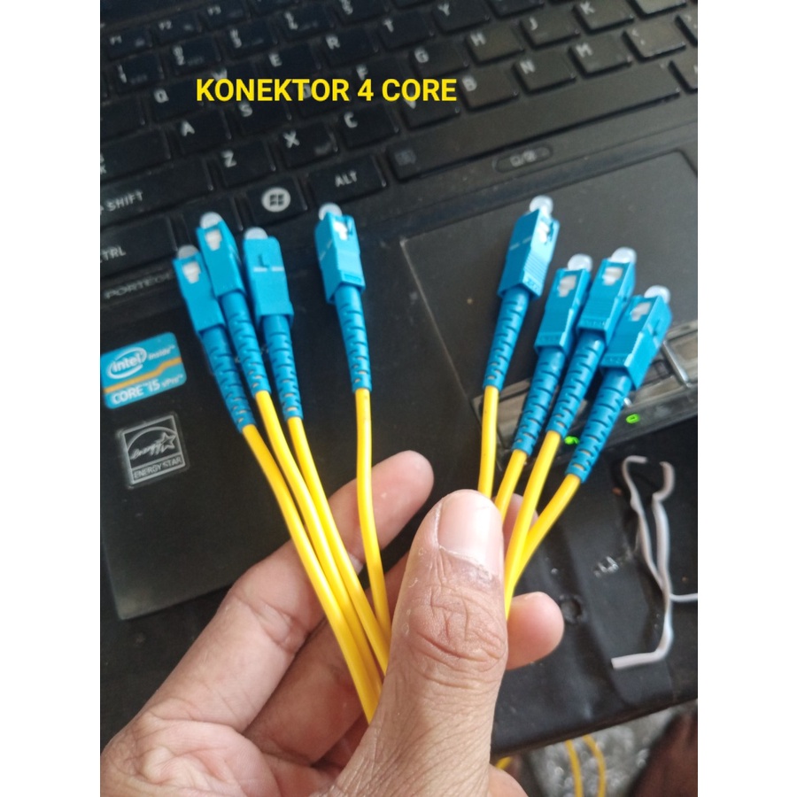 PASANG KONECTOR FIBER OPTIC