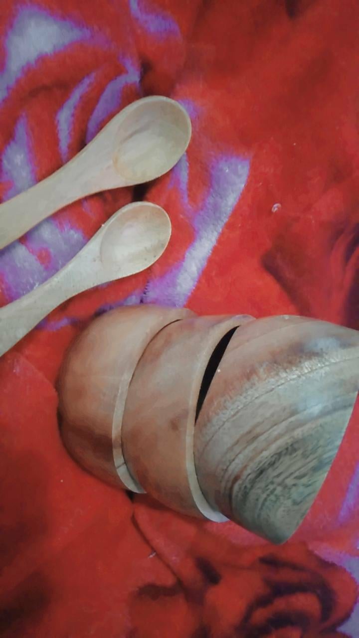Mangkok Kayu  Masker Grade B (doff)